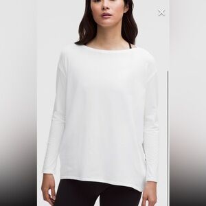 lululemon athletica White Long Sleeve Top